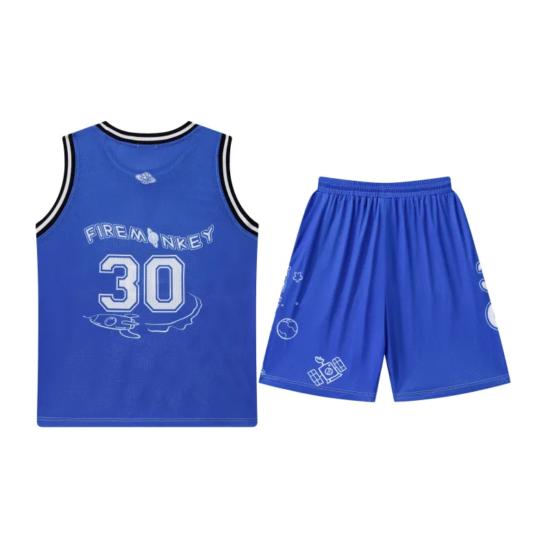 FireMonkey Astronaut Collection Basketball Suit Unisex-19