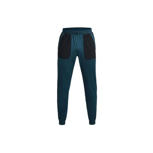 Under Armour Rush Knitted Sweatpants Men Blue