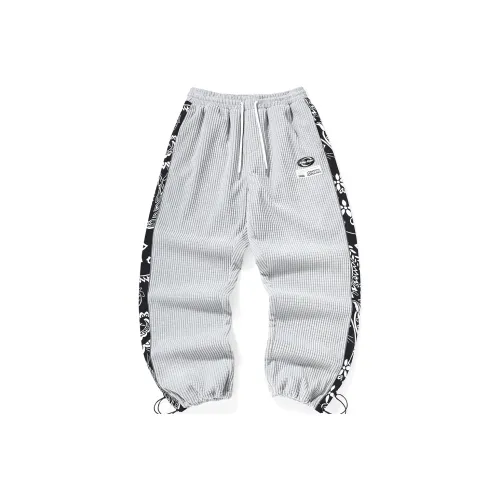 GENANX Knitted Sweatpants Unisex Gray