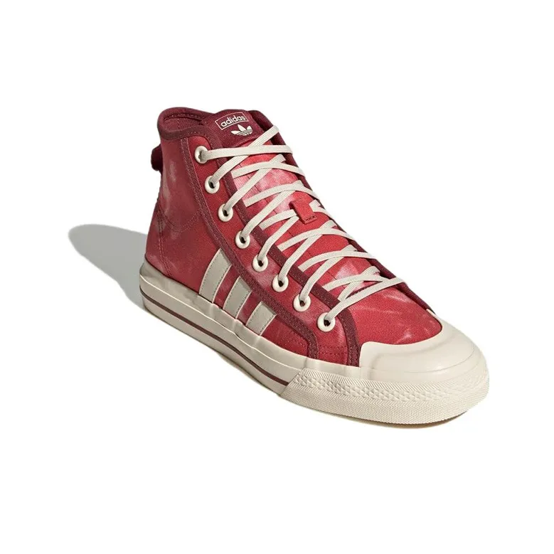 Adidas Nizza Hi Rf Parley Crew Red-2