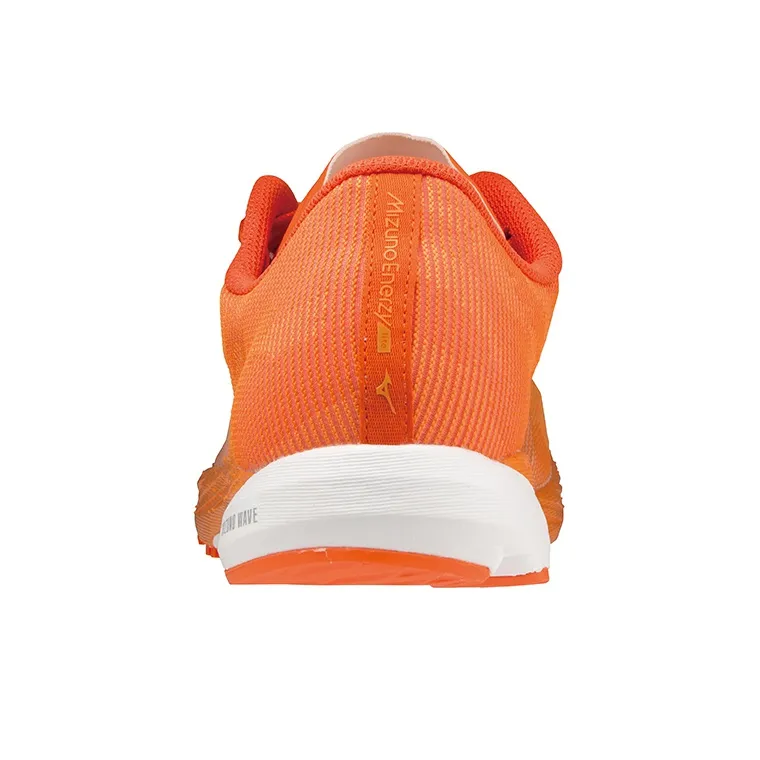 Mizuno Wave Duel 3 Anti-Slip Wear-Resistant Low-Top Running Shoes Orange White-3