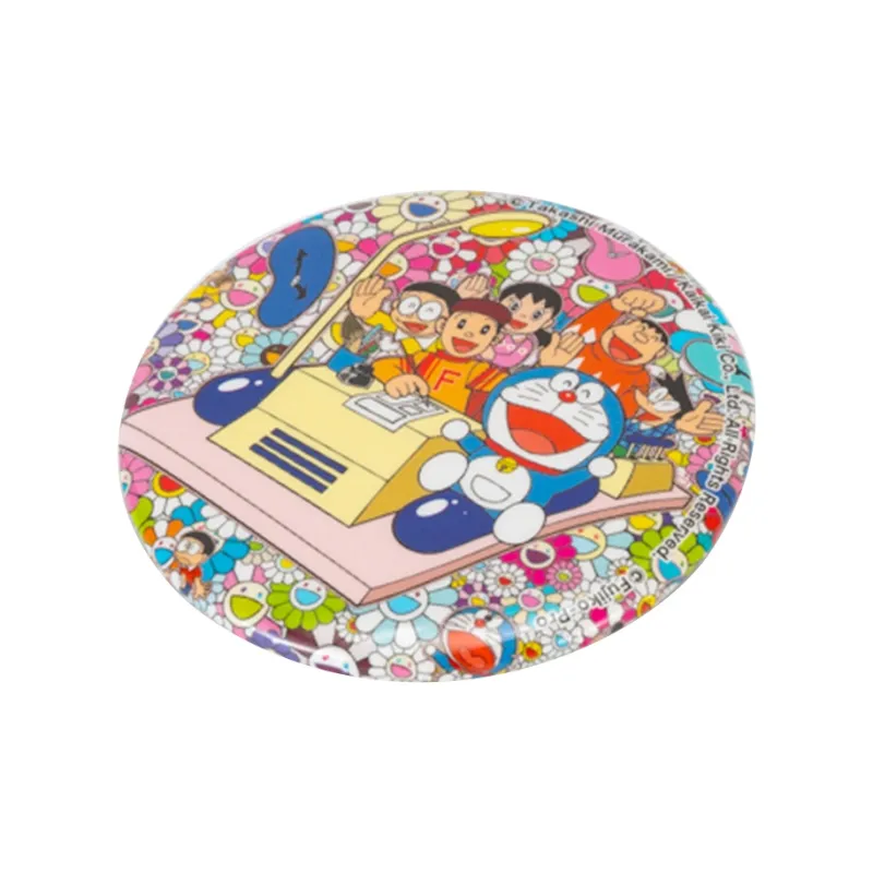 Takashi Murakami x Doraemon Prop Kaikaikiki Doraemon Brooch Badges-5