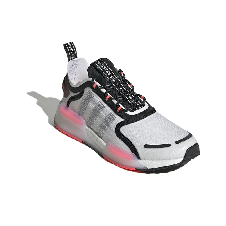 Adidas Nmd R1 V3 White Matte Silver Crimson-2