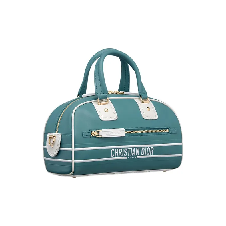DIOR Cow Leather Handbag Trumpets Women's Sky Blue-2