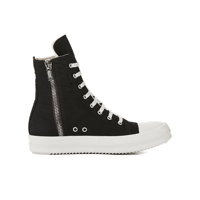 Rick Owens DRKSHDW High Top Stylish Skateboarding Shoes Men's Black-1