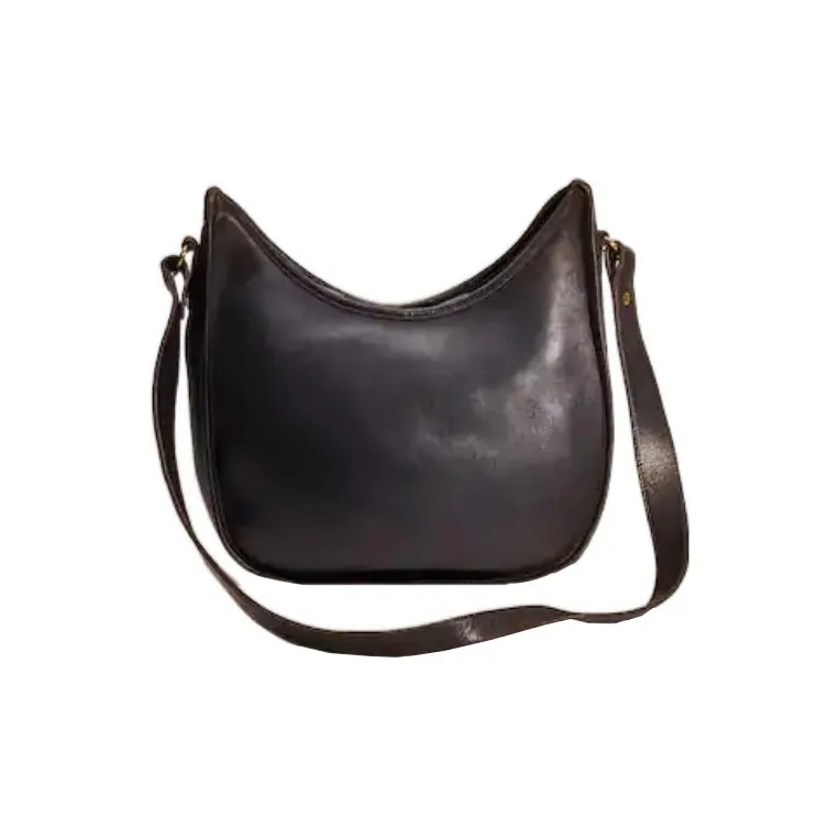 COACH Beckett Leather One Shoulder Bag, Crossbody Bag Women's Black-0
