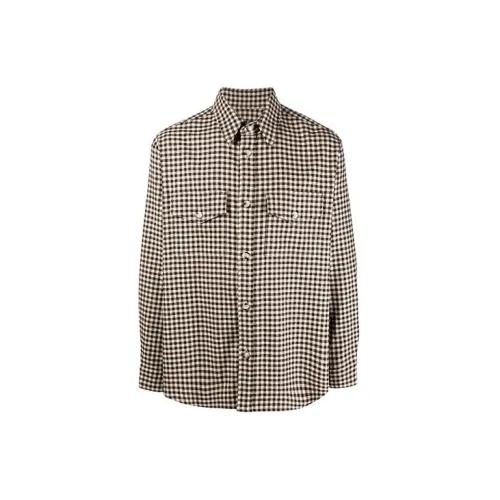 NANUSHKA Shirts Men Brown