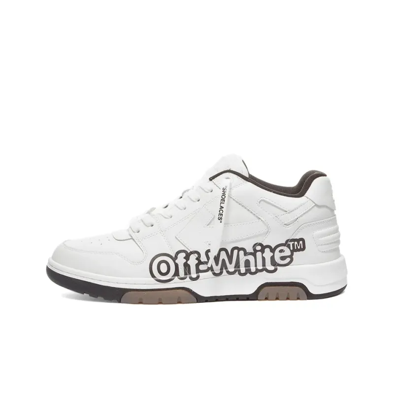 OFF WHITE Out Of Office Low Top For Walking Sneaker 'White Black'-0