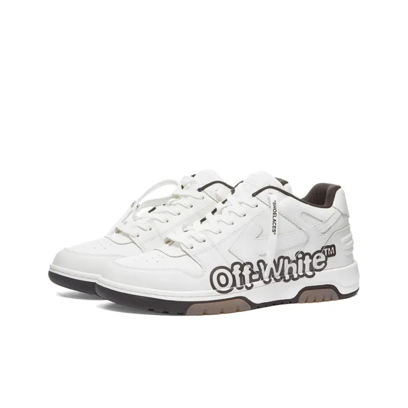 OFF WHITE Out Of Office Low Top For Walking Sneaker 'White Black'-2