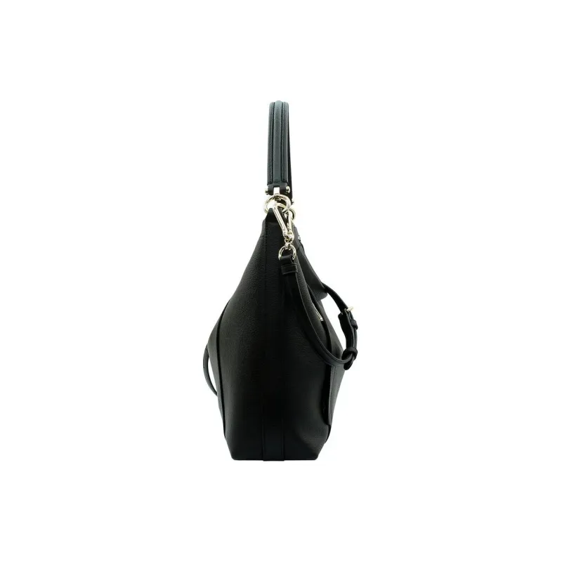COACH Scout Pebbled Leather Hobo Bag Shoulder Bag Handbag Regular Women's Black-3