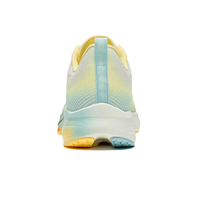 LiNing Red Hare 5 Cushioned Anti Slip Wear Resistant Breathable Lightweight Low Top Running Shoes Women's White Yellow-5