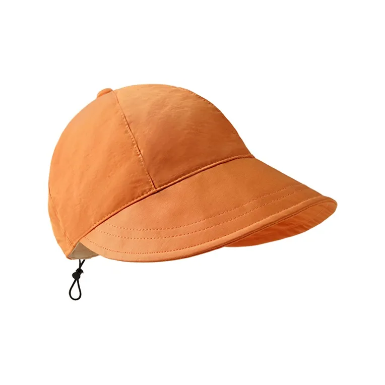FREE RABBITⅡ Large Brim Solid Color Sun Protection Hats Unisex-2
