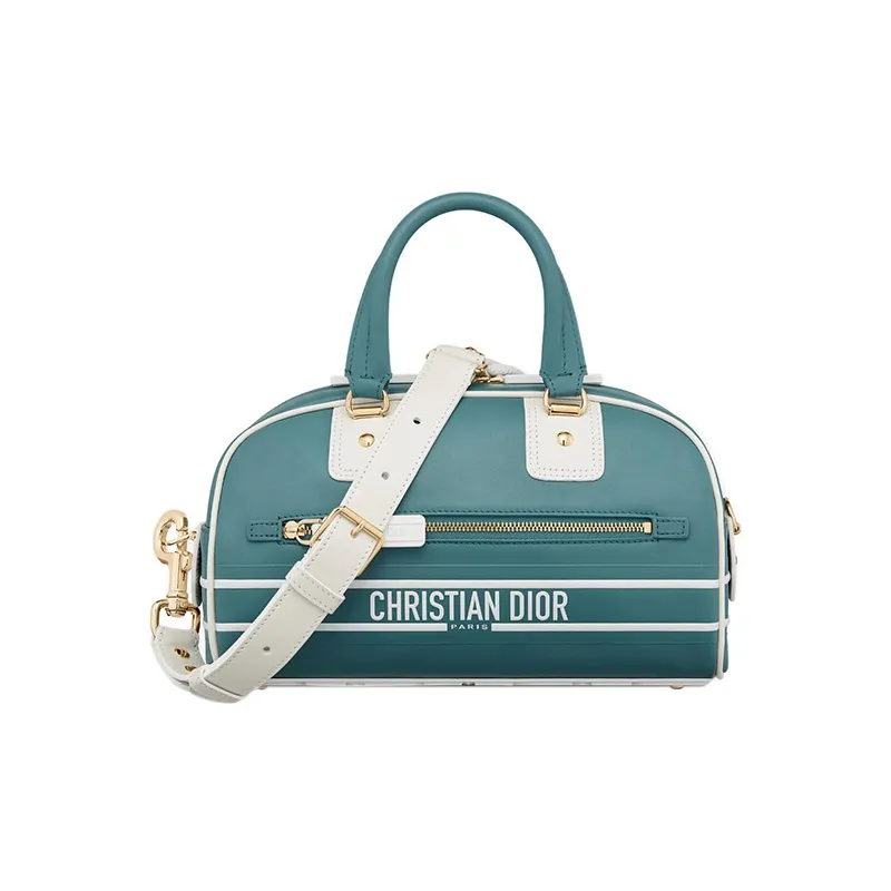 DIOR Cow Leather Handbag Trumpets Women's Sky Blue-0