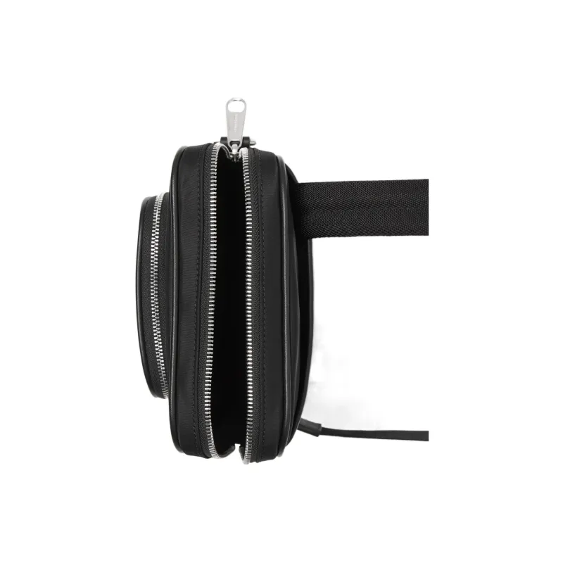 Burberry Kieran Crossbody Bag Black/White-3