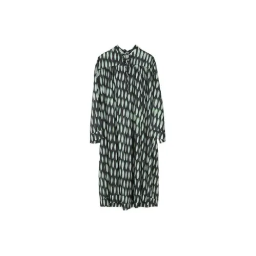 DRIES VAN NOTEN Long-Sleeved Dresses Women's Green