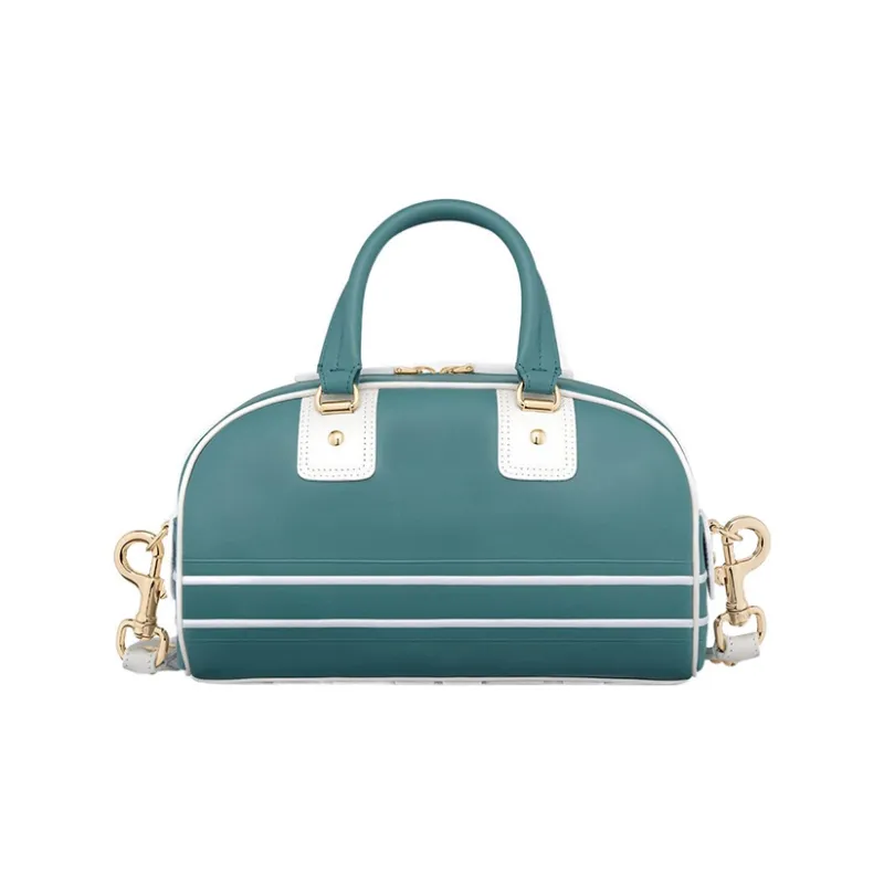 DIOR Cow Leather Handbag Trumpets Women's Sky Blue-3