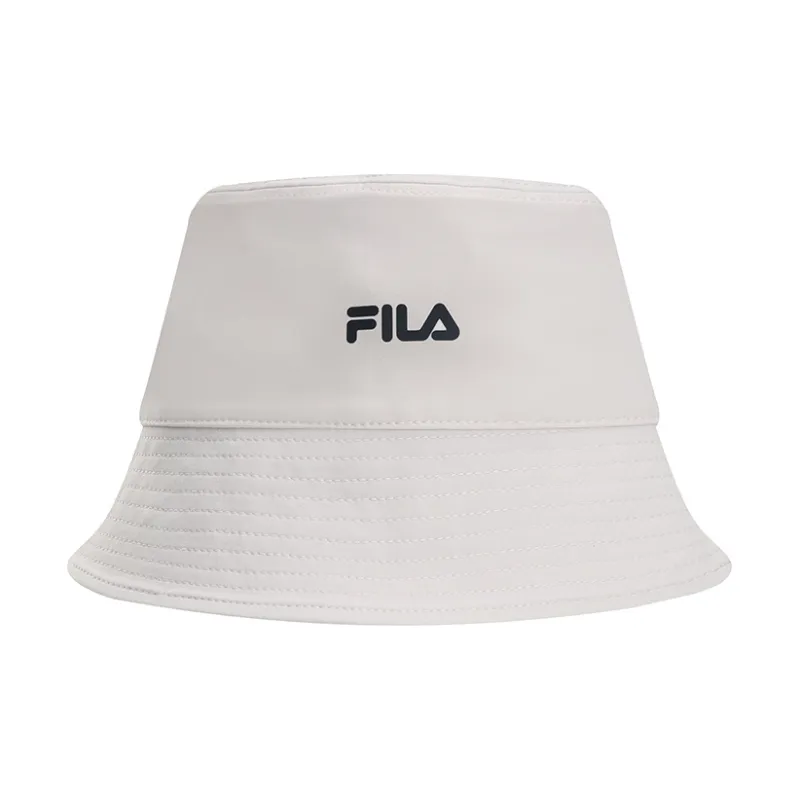 FILA Polyester Bucket Hats Unisex Standard White-1