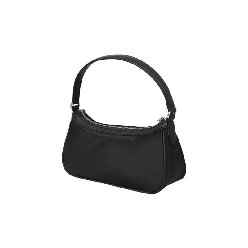 DKNY Leather Shoulder Bag Handbags Women's Black-1