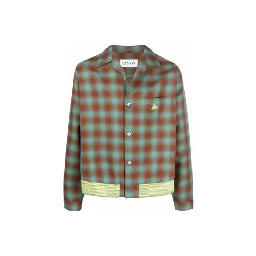 Lanvin Jackets Men Green