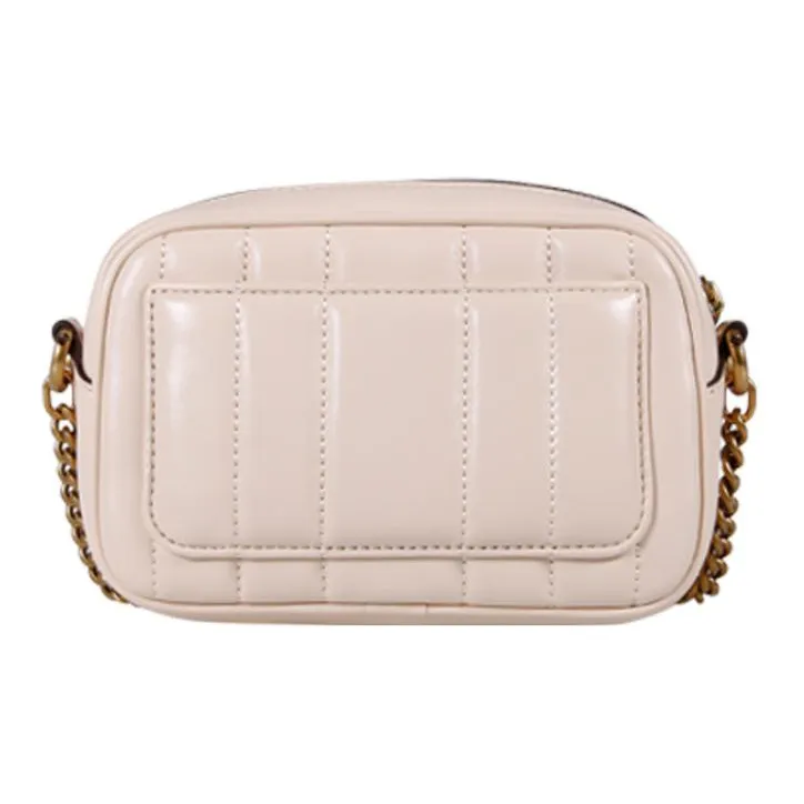 TORY BURCH Kira Leather Camera Bag, Crossbody Bag, Shoulder Bag Women's Pink White-2