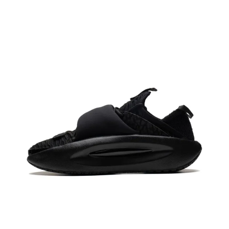 LiNing Cloud Travel Slip Resistant, Abrasion Resistant, Lightweight, Rebound Low Top Sports Casual Shoes Men's Black-0