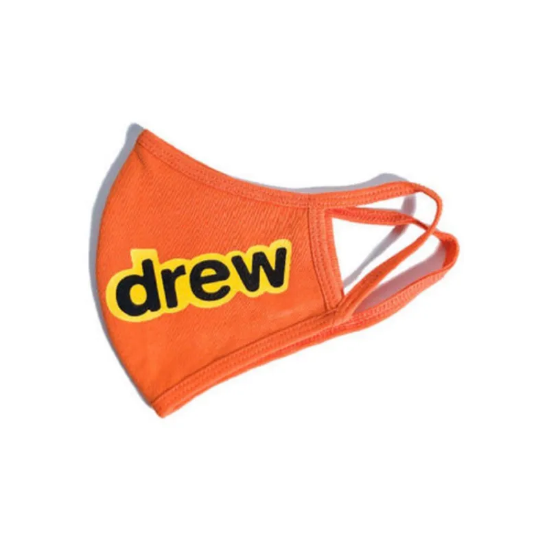 Drew House Face Masks Unisex Orange-0