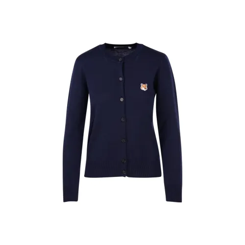 Maison Kitsune Cashmere Sweaters Women's Marine Blue