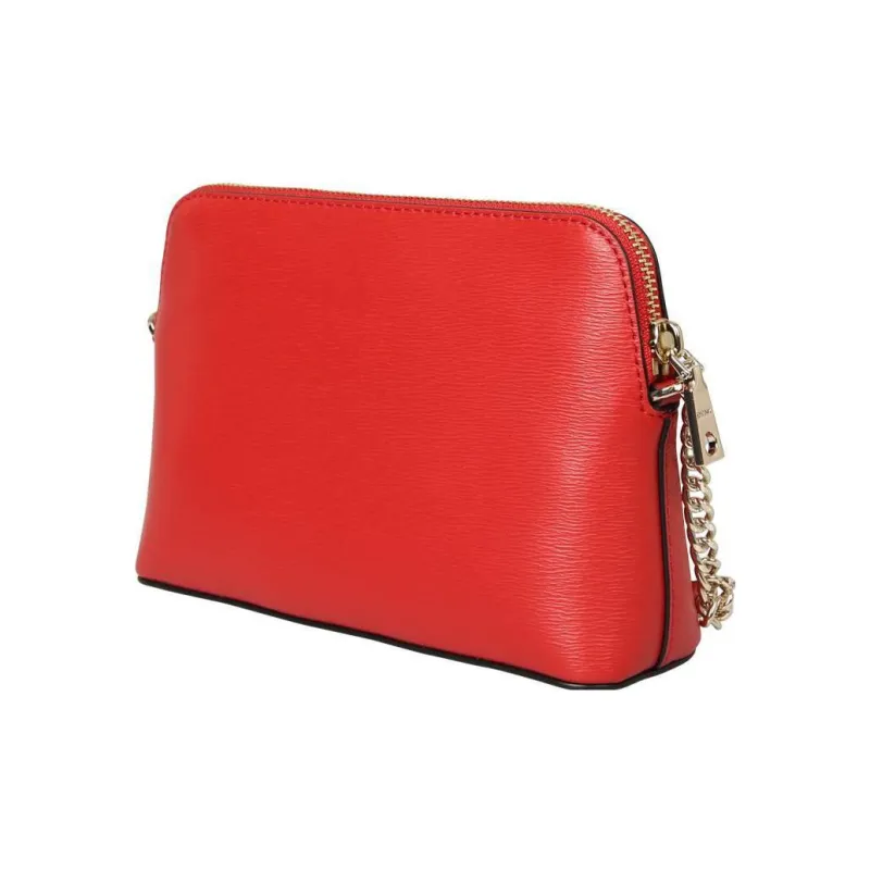 DKNY Leather Shoulder Bag Crossbody Bag Women's Red-1