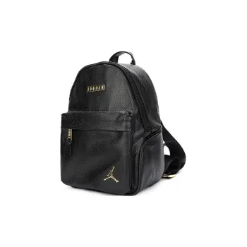 Jordan Synthetic Leather Backpack Regular Unisex Black