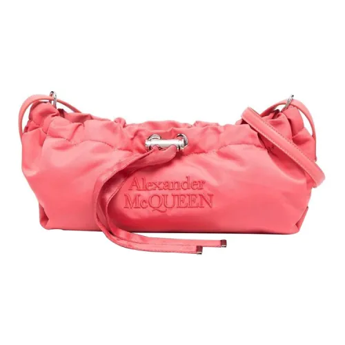 Alexander McQueen Fabric Shoulder Bag Crossbody Bag Mini Women's Coral