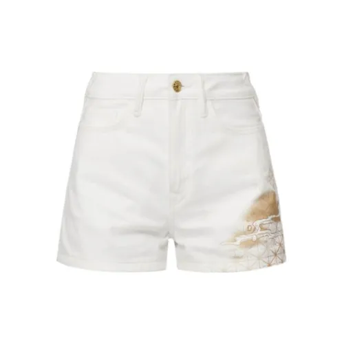 EVISU Denim Shorts Women's White