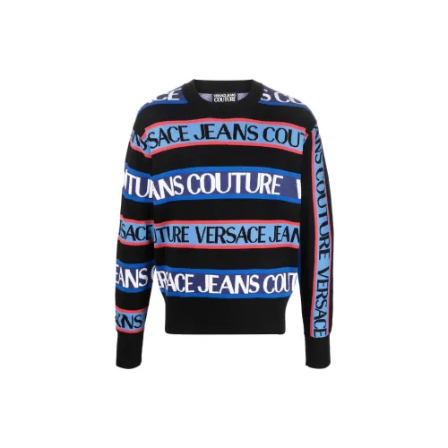 VERSACE JEANS COUTURE Sweaters Men Blue