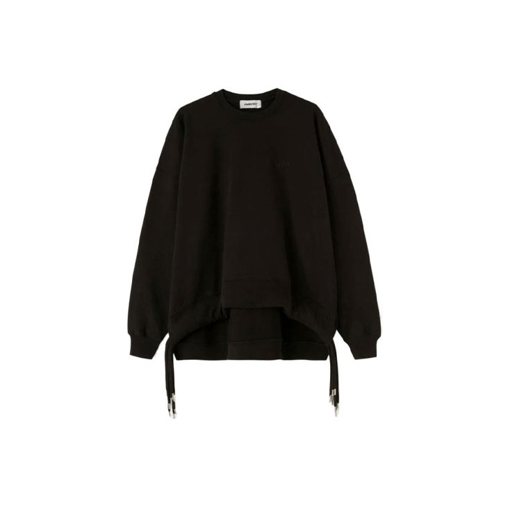 楽天 送料無料にならない Crewneck Multicord AMBUSH Sweatshirt POIZON - 'Black' トレーナー+スウェット