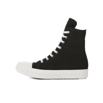 Rick Owens DRKSHDW High Top Stylish Skateboarding Shoes Men's Black