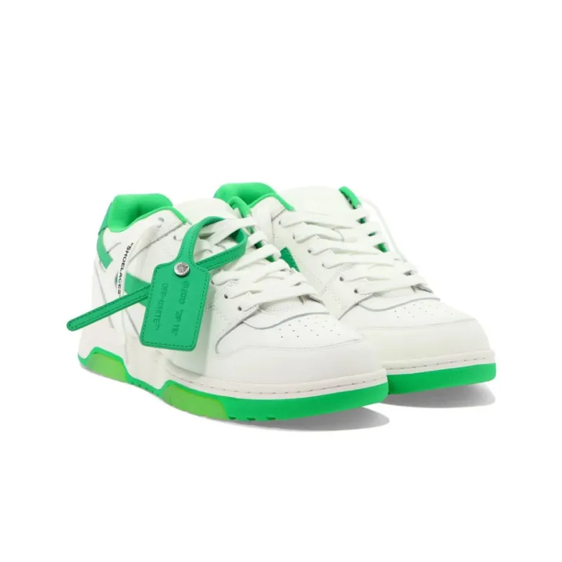 OFF WHITE Out Of Office Low Top Sneaker 'Green White'-2