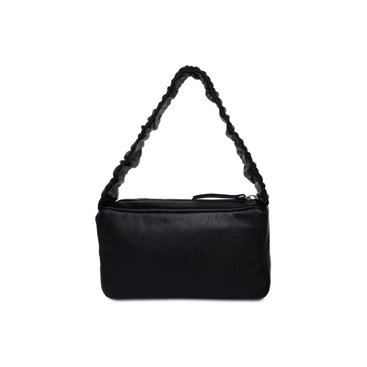 FRENZLAUER Leather Shoulder Bag Women's Black-3