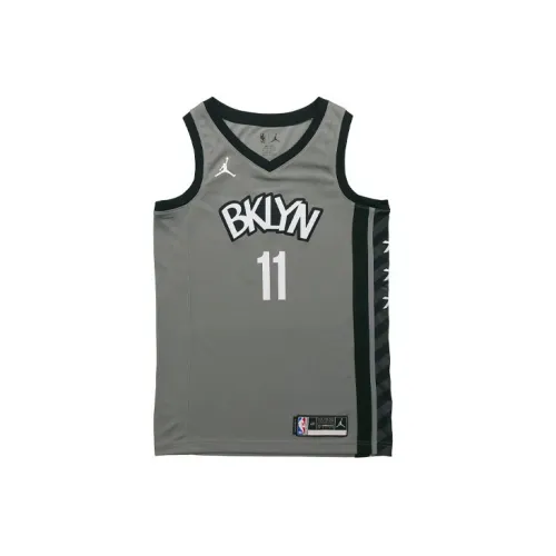 Nike NBA Brooklyn Nets Kyrie Irving Statement Edition 2020 Swingman Jersey Grey/Black