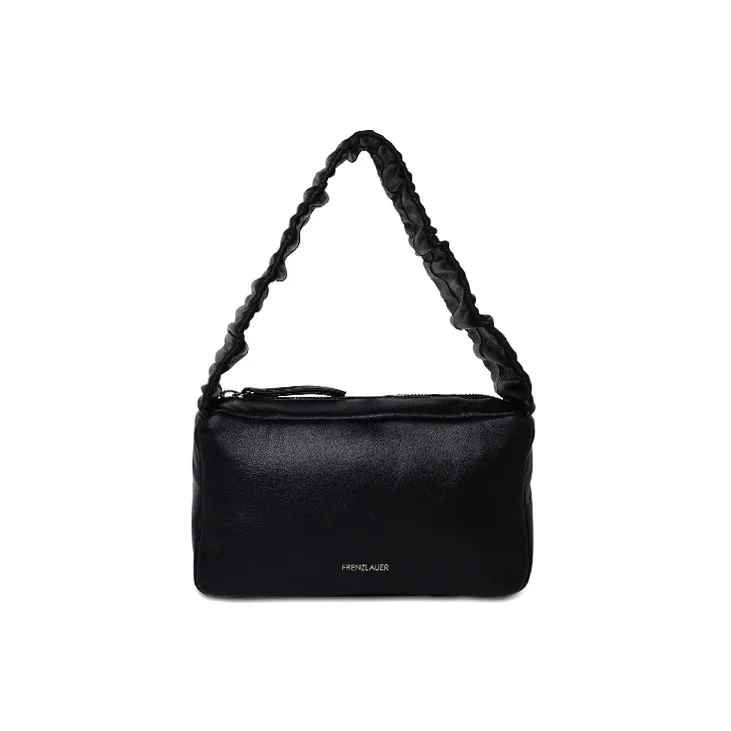 FRENZLAUER Leather Shoulder Bag Women's Black-0
