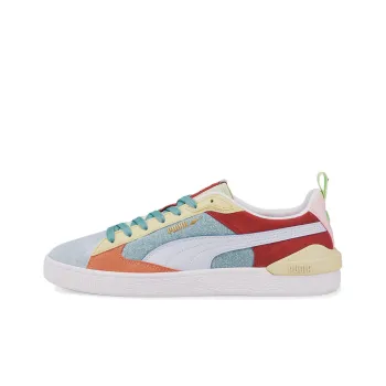 PUMA Suede Block Wt Foam Strip 2 'Blue Red White'