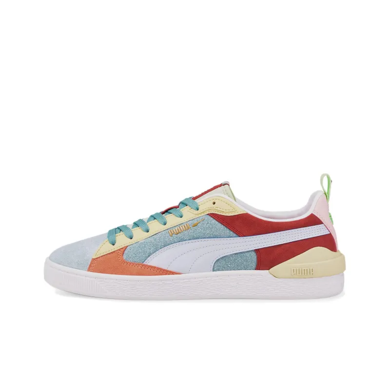 PUMA Suede Block Wt Foam Strip 2 'Blue Red White'-0