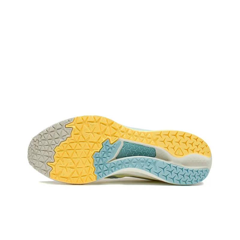 LiNing Red Hare 5 Cushioned Anti Slip Wear Resistant Breathable Lightweight Low Top Running Shoes Women's White Yellow-6