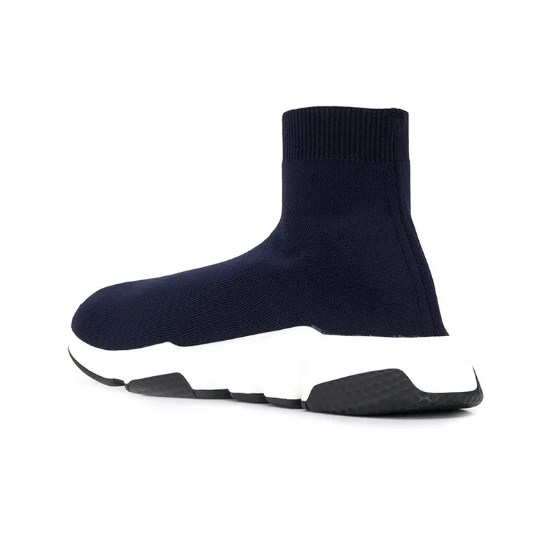 Balenciaga Speed Trainer Navy White Sole-2