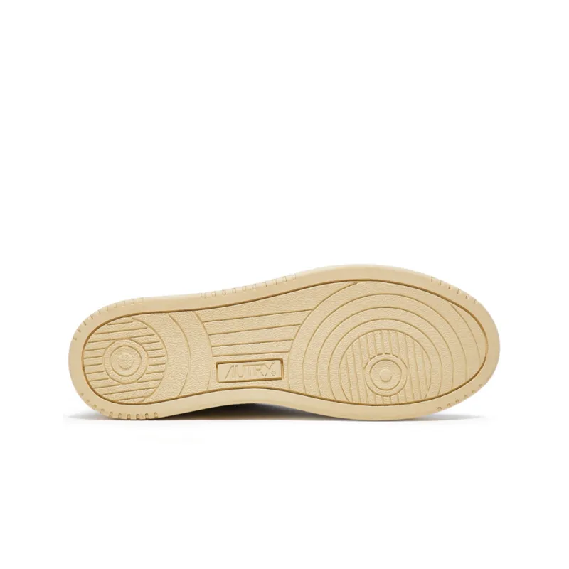 AUTRY Medalist Leather Low White Dark Green-3