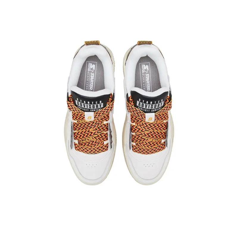 STARTER Skateboard Shoes Men Low Top White-4