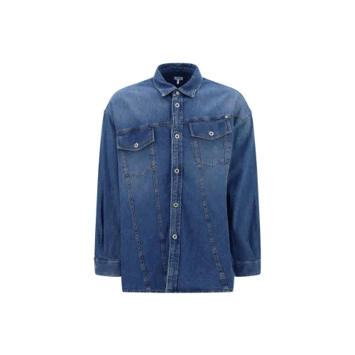 LOEWE Shirts Men Blue