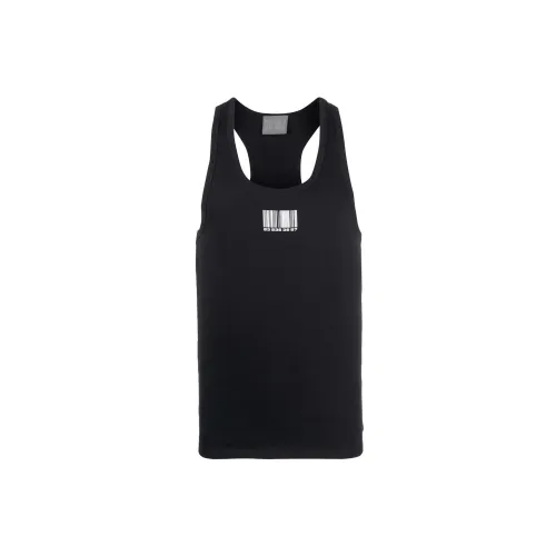 Vetements Tank Tops Men Black