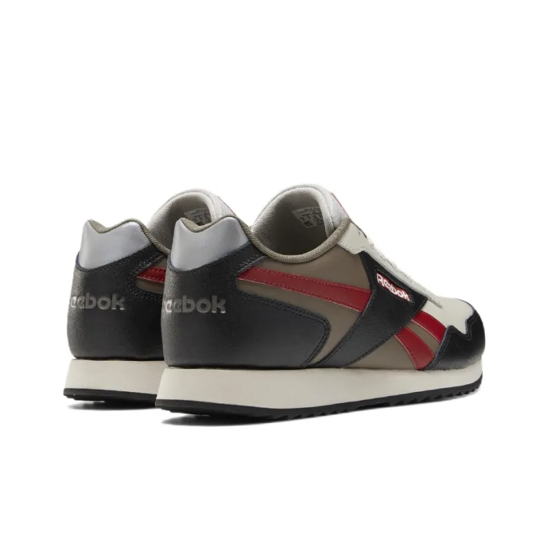 Reebok Classic Harman Ripple Low-Top Running Shoes Men's Black White Brown-3