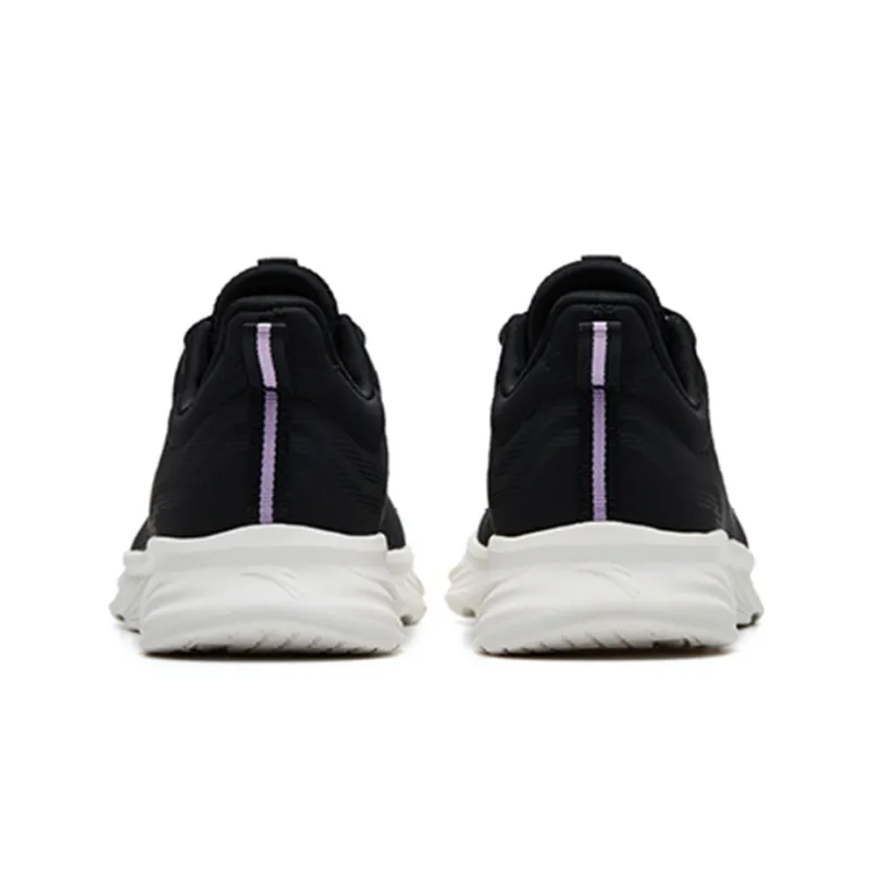 ANTA Running Collection Running Shoes Women's Low Top Black/Carbon Gray/Lotus Purple-4