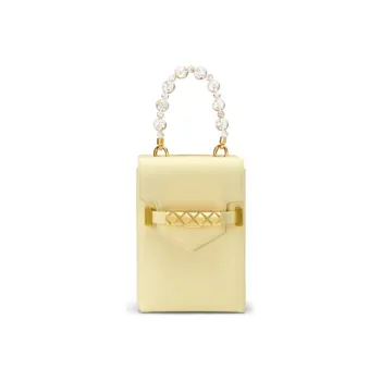 CHARLES&KEITH PU Shoulder Bag, Crossbody Bag, Handbag Women's Yellow