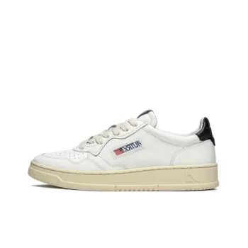 AUTRY Medalist Leather Low White Black